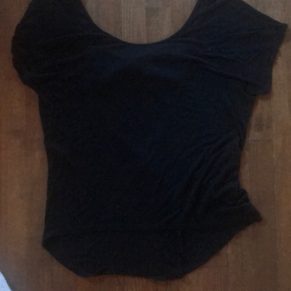 Open Back Bow Shirt